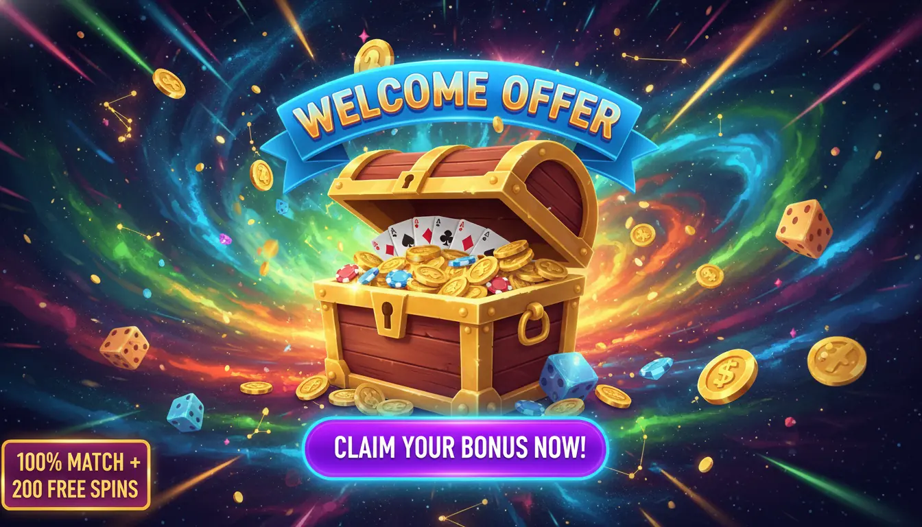Casinia welcome offer